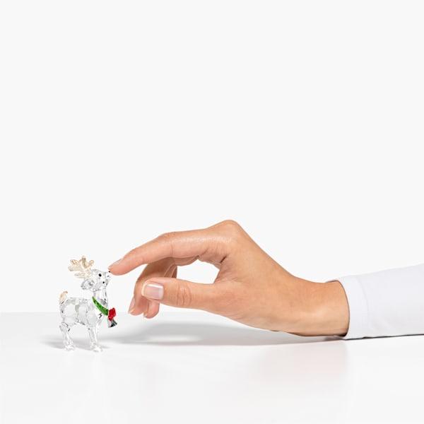 スワロフスキー swarovski サンタクロースとギフトバッグ 5539365の