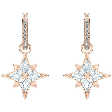 スワロフスキー Swarovski 星 SWAROVSKI SYMBOLIC STAR フープピアス