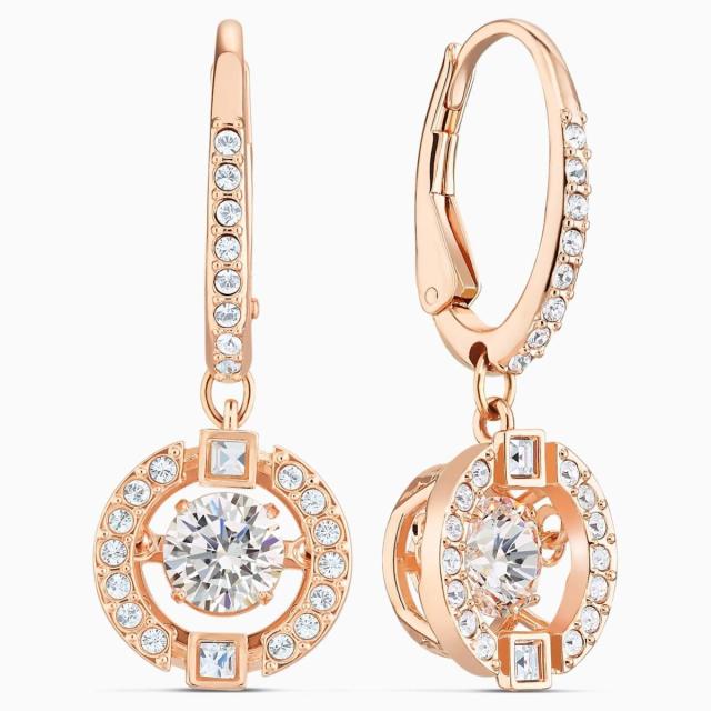 スワロフスキー Swarovski Swarovski Sparkling Dance ピアス ローズゴールド 5504753_1