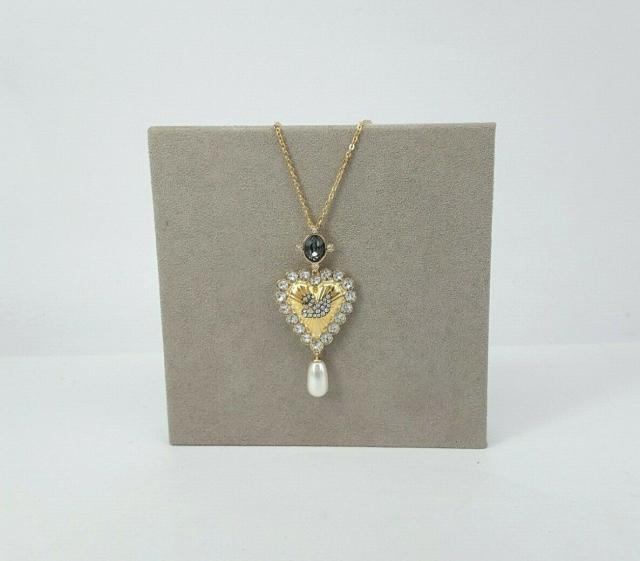 スワロフスキー Swarovski Vintage Swan ハート ペンダント 5507333の通販は 24,800円