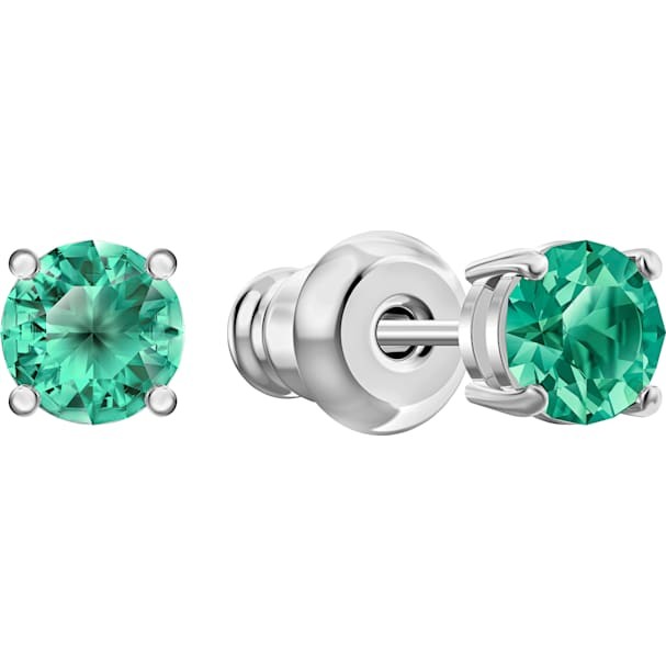 スワロフスキー エメラルドグリーン ネックレスとイヤリングセット スワロフスキー エメラルドグリーン ネックレスとイヤリングセット 極