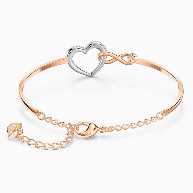 スワロフスキー Swarovski Swarovski Infinity Heart バングル 5518869_2