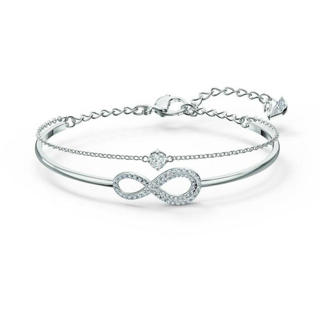 スワロフスキー Swarovski Infinity バングル シルバー 5520584