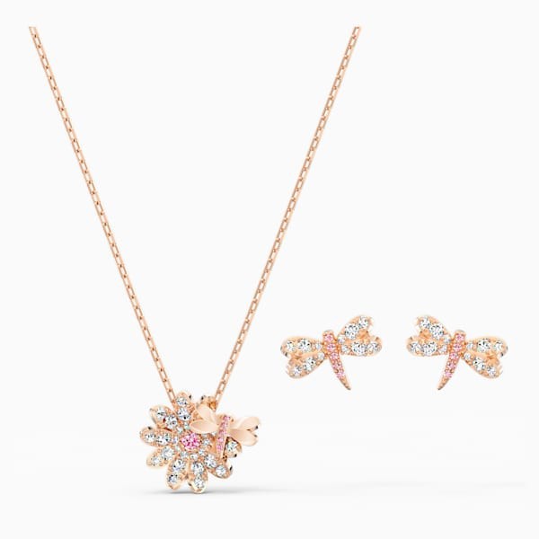 スワロフスキー Swarovski ETERNAL FLOWER DRAGONFLY セット 5518141