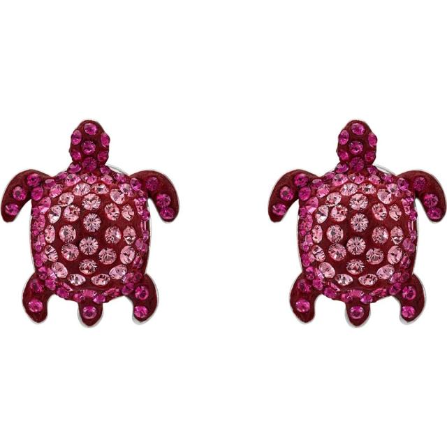 スワロフスキー Swarovski Mustique Sea Life Turtle ピアス ピンク 5533749