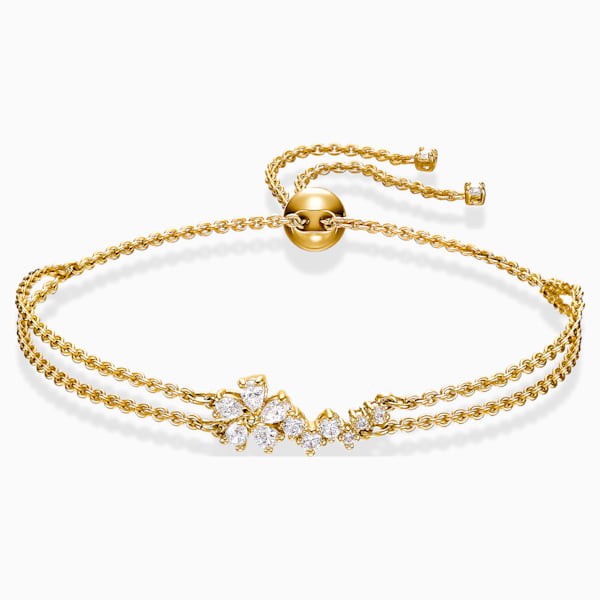 SWAROVSKI ブレスレット Dextera ブレスレット, パヴェ, ミックスリンク, ホワイト