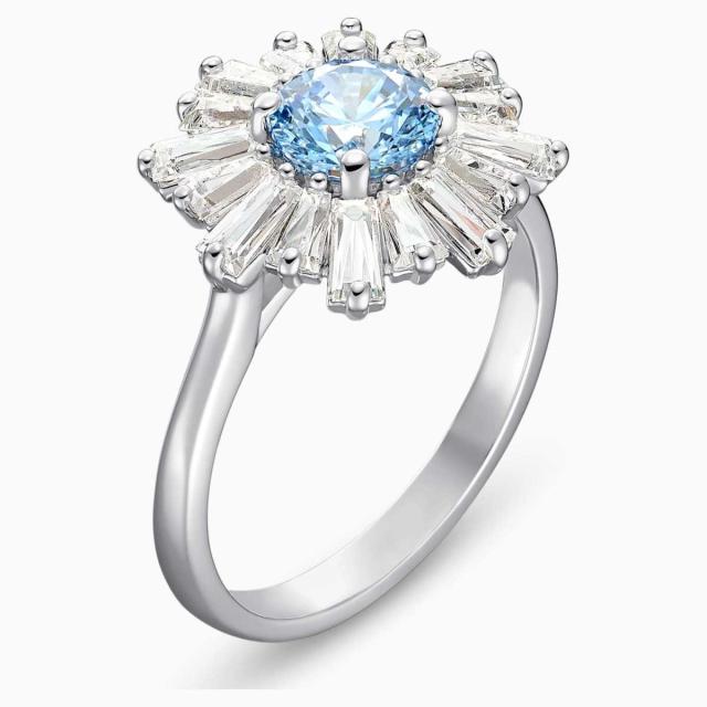 Swarovski リング スワロフスキー Swarovski Sunshine リング ブルー 指輪 5537797の通販