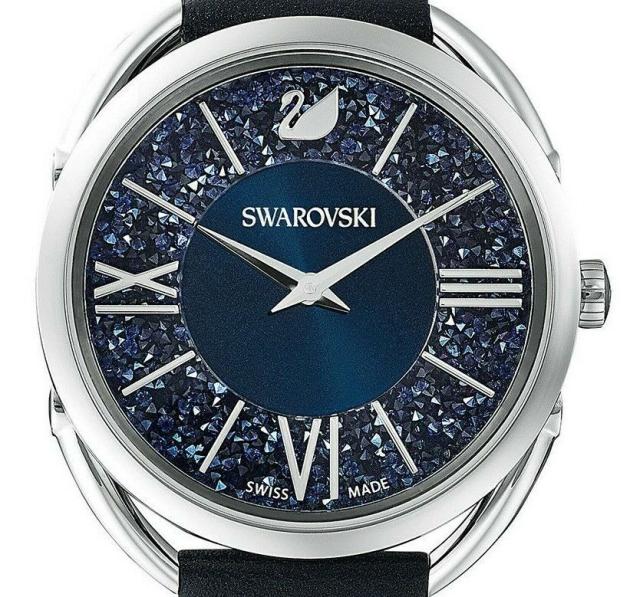 専用！swarovski 腕時計 スワロフスキー Swarovski 腕時計 CRYSTALLINE GLAM ウォッチ ブルー