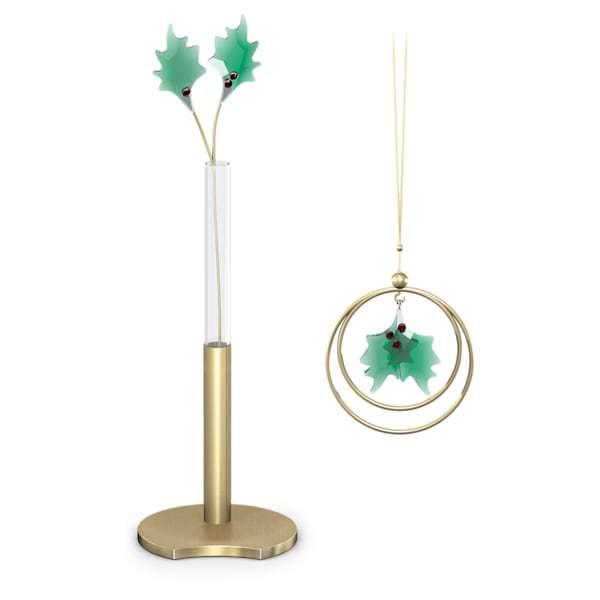 スワロフスキー Swarovski Garden Talesヒイラギの葉セット 5597136