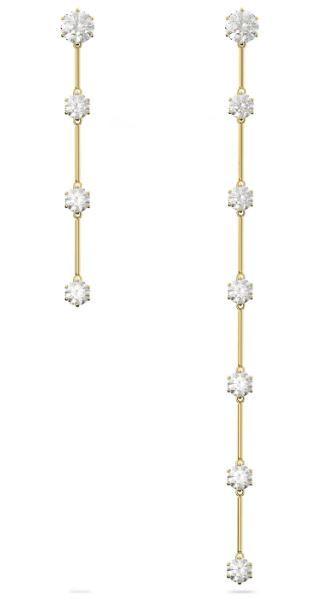 スワロフスキー Swarovski Constella ドロップピアス アシンメトリー 