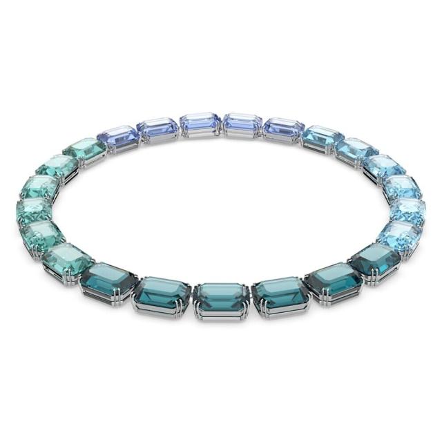 スワロフスキー Swarovski Millenia ネックレス オクタゴンカット ブルー 5630369