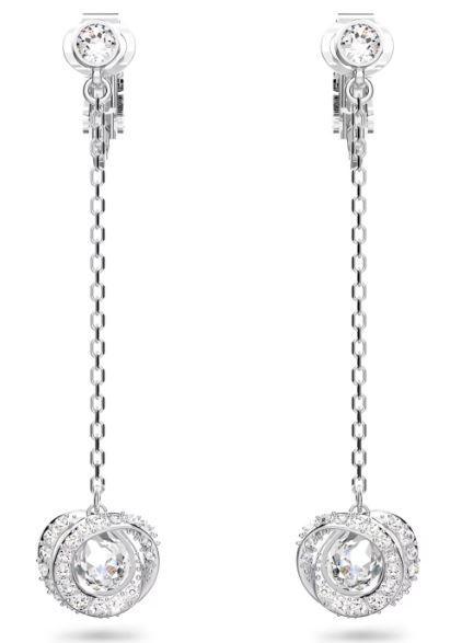 スワロフスキー Swarovski Generation クリップイヤリング ホワイト 5636510