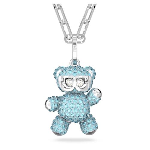 スワロフスキー Swarovski Teddy ペンダント ブルー 5642979