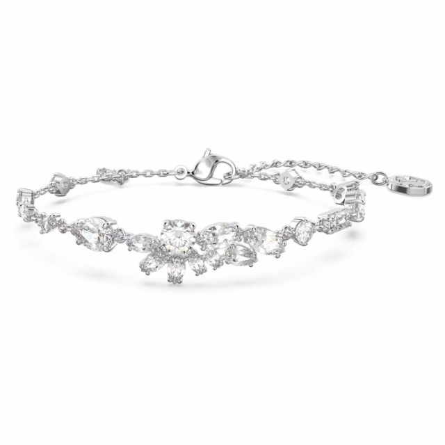 スワロフスキー Swarovski Gema ブレスレット ミックスカット ホワイト 5644687