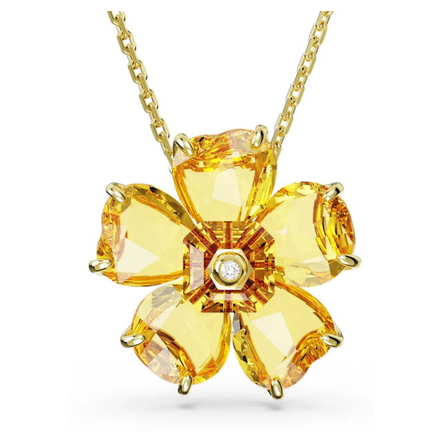 スワロフスキー Swarovski Florere ネックレス フラワーイエロー 5650570