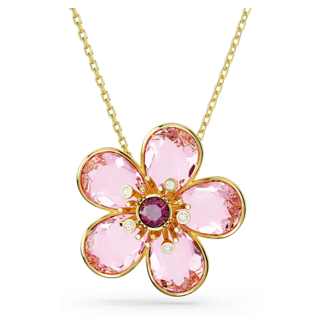 スワロフスキー Swarovski Florere ペンダント フラワー ピンク 5657875