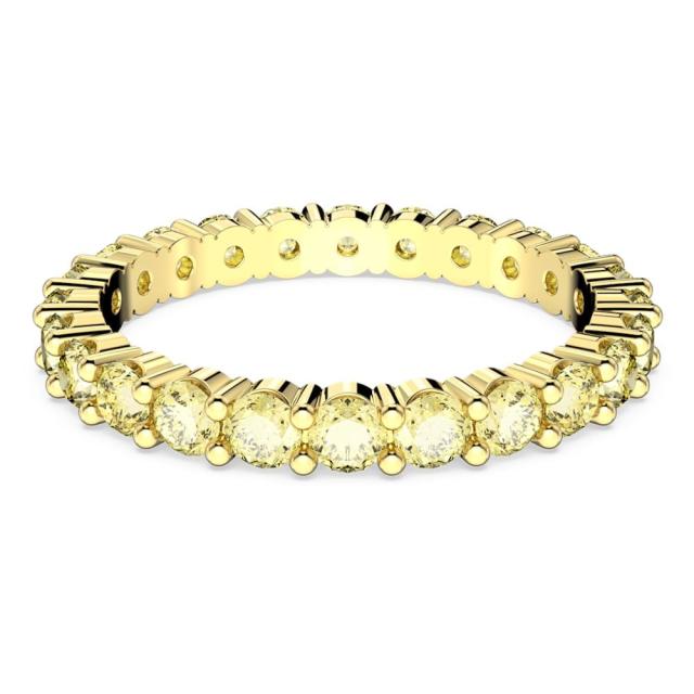 スワロフスキー Swarovski イエロー Matrix リング ゴールドトーン・プレーティング 指輪 5658664