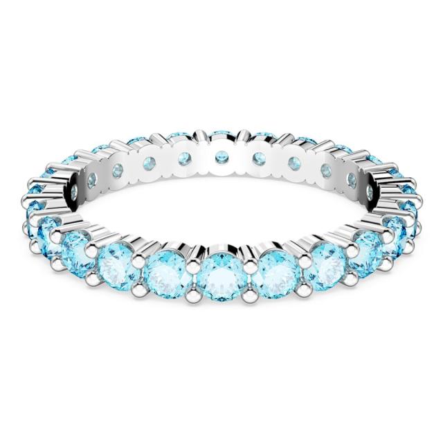 スワロフスキー Swarovski ブルー Matrix リング ロジウム・プレーティング 指輪 5658671