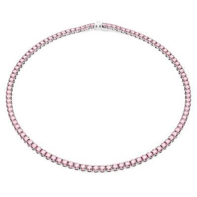 スワロフスキー Swarovski Matrix Tennis ネックレス ピンク 5661193
