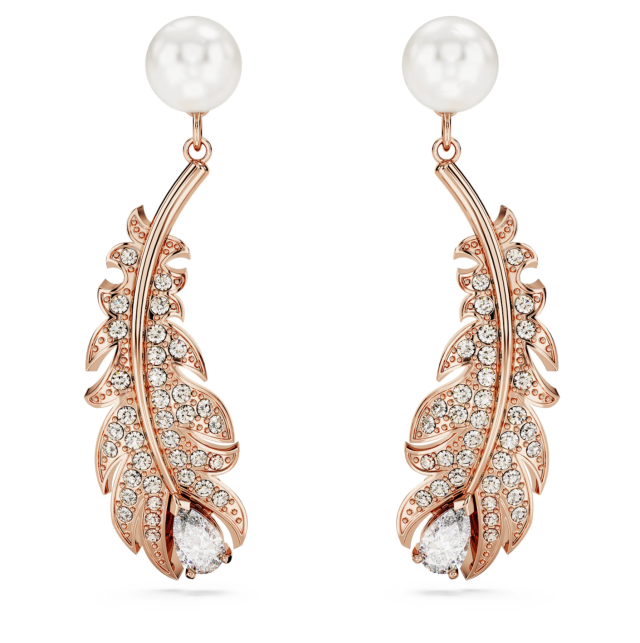 スワロフスキー Swarovski Nice ドロップピアス ミックスカット 5663487