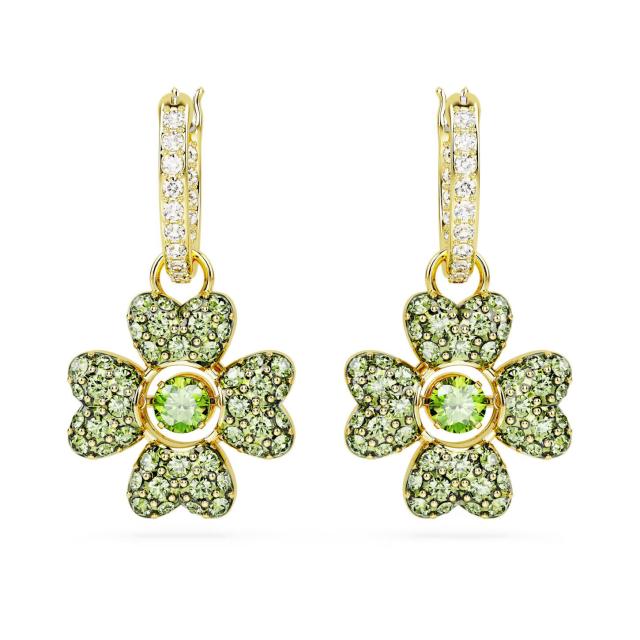 スワロフスキー Swarovski クローバー Idyllia ドロップピアス ゴールドトーン・プレーティング 5670664