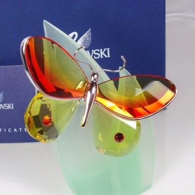 スワロフスキー Swarovski 2004年 廃盤品 置物 フィギュア バタフライ Aborea Butterfly 622733