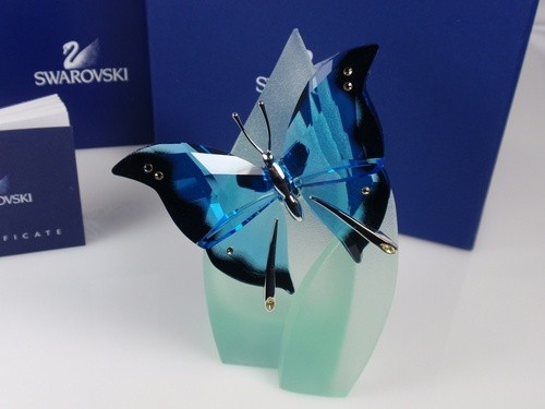 スワロフスキー Swarovski 2007年 廃盤品 『BUTTERFLY AMBUR, TURQUOISE』 622735_1