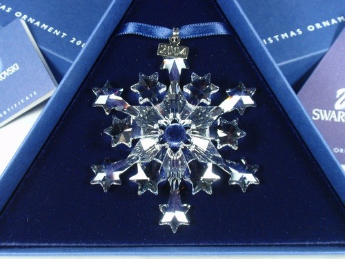 スワロフスキー　クリスマスオーナメント　2004 楽天市場】スワロフスキー 2004年 スノーフレーク クリスマス