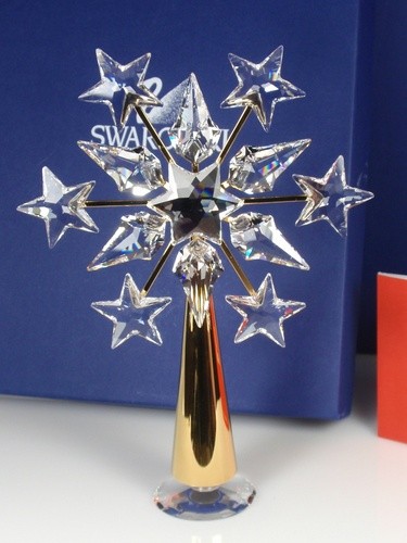 スワロフスキー swarovski 2005年 廃盤品 『ツリートッパー ゴールド 