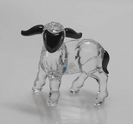 スワロフスキー Swarovski 羊 廃盤品 『ベビーシープ(ブラックフェイス)』 654305_1