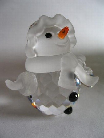 SWAROVSKI - スワロフスキー  2009年 廃盤品 『スノーウーマン』 655376 スワロフスキー 2009年 廃盤品 『スノーウーマン』 655376 置物