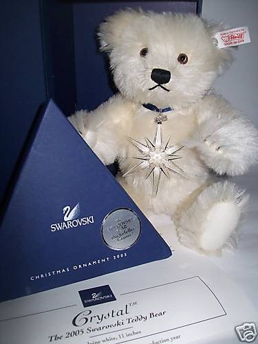 スワロフスキー Swarovski 廃盤品 『2005 Steiff “Crystal” Bear
