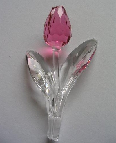 スワロフスキーピンクチューリップ Swarovski スワロフスキー