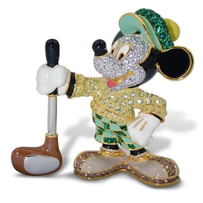 スワロフスキー Swarovski 『Disney Arribas Jeweled ゴルファーミッキー』 7409055360333P