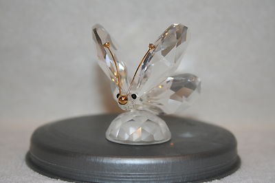 スワロフスキー Swarovski 1982年 廃盤品 置物 蝶 Butterfly large v2