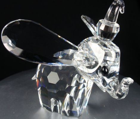 【日本未発売】スワロフスキー Swarovski 『Dumbo (Black Eyes) Limited Edition 1990』 7640 NR 100