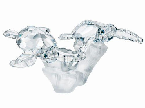 スワロフスキー Swarovski クリスタル 置物 『海ガメの赤ちゃん』 826480の通販は 27,102円