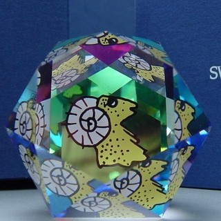 スワロフスキー Swarovski 限定品 『Zodiac Polygon Aries ペーパーウェイト』 847162