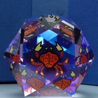 スワロフスキー Swarovski 限定品 『Zodiac Polygon Cancer ペーパーウェイト』 847165