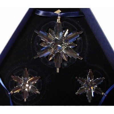 スワロフスキー Swarovski 『2006 クリスマスオーナメント（3個