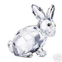 スワロフスキー　カササギ スワロフスキー Swarovski クリスタル Rabbit Sitting