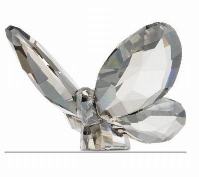 スワロフスキー Swarovski クリスタル 蝶 置物 フィギュア バタフライ(サテン) 952727