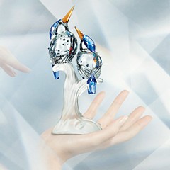 スワロフスキー Swarovski 置物 クリスタル 『ハチクイ』 957128の通販