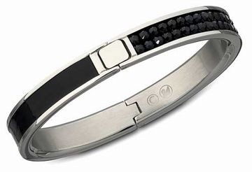 スワロフスキー Swarovski 『Intervale Jetバングル スリムタイプ』 976017