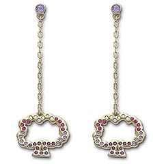 スワロフスキー Swarovski 『Green Long ピアス』 993778の通販は