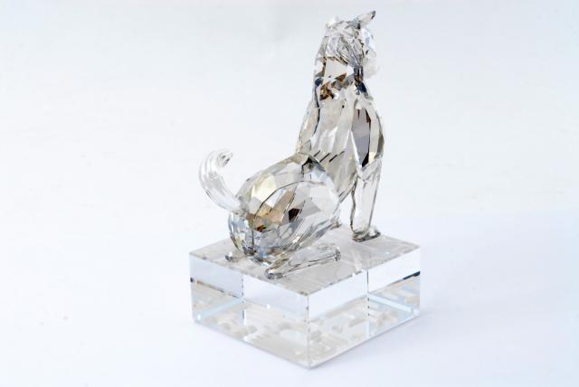 スワロフスキー Swarovski クリスタル 置物 犬 『Chinese Zodiac