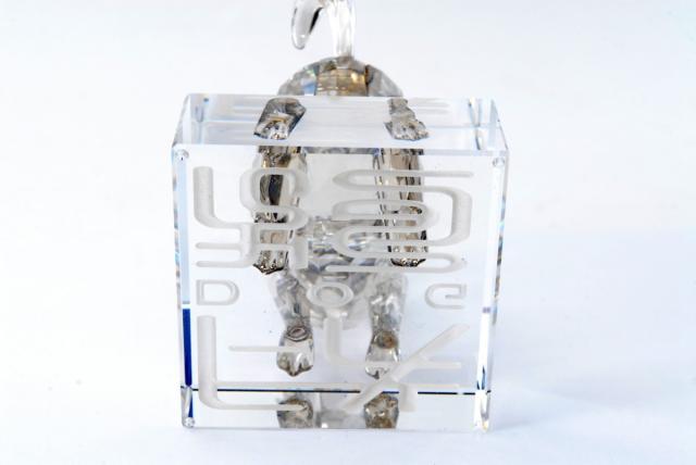 スワロフスキー Swarovski クリスタル 置物 犬 『Chinese Zodiac
