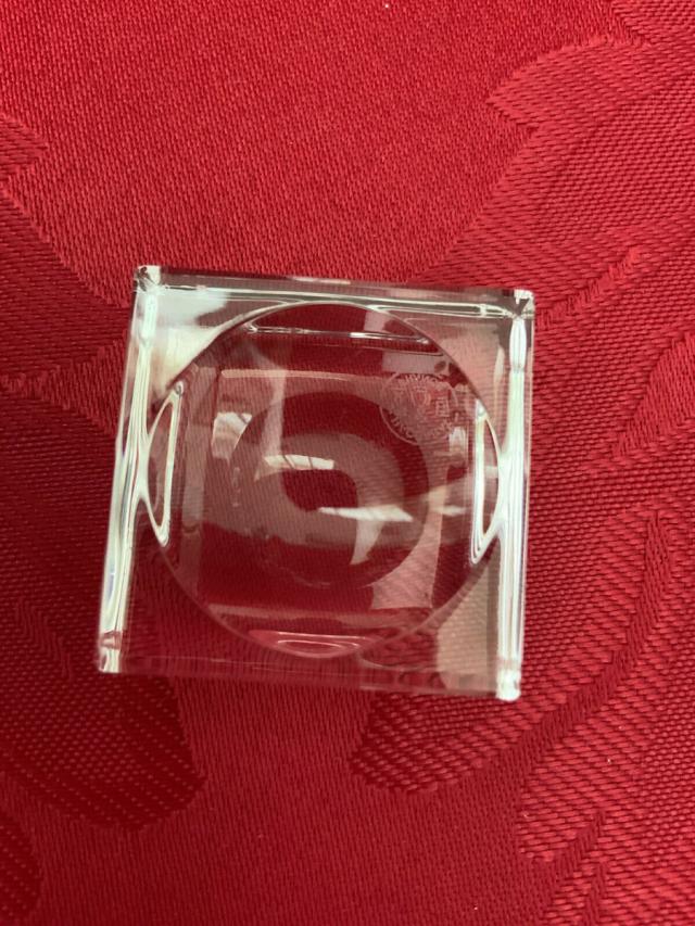 Baccarat バカラ コバルトブルー EGG ＆ スタンド クリスタル 置物_5