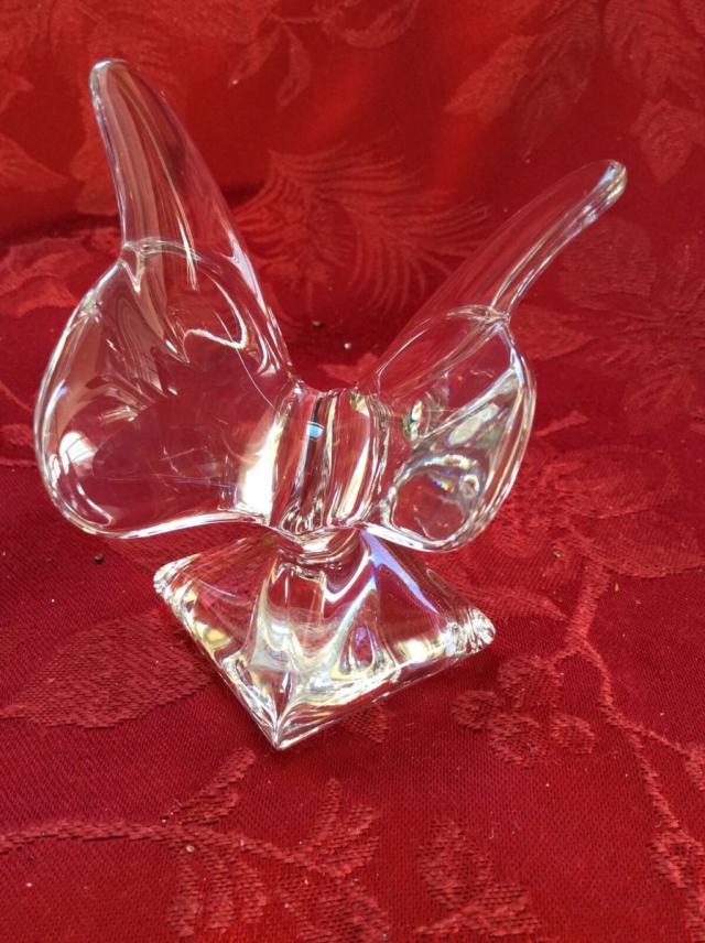 Baccarat バカラ 蝶 クリスタル フィギュリン ペーパーウェイトの通販 