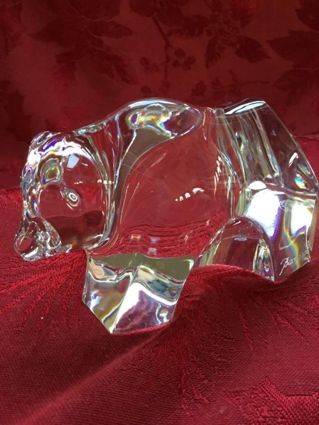 Baccarat バカラ クマ クリスタル フィギュリンの通販はau PAY